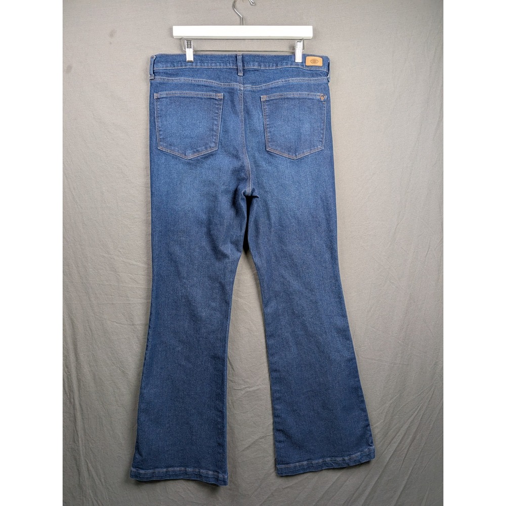 Sofia Jeans by Sofia Vergara Melisa Flare High Rise Blue Denim Jeans 16 - Picture 2 of 9